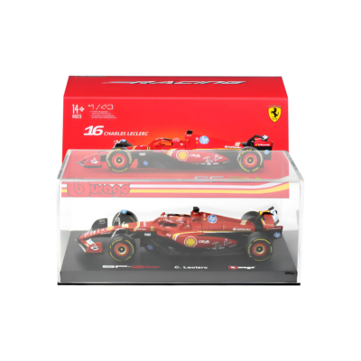 Burago 2024 F1 Ferrari Sf24 #16 Charles Leclerc Fórmula 1:43 Color Rojo