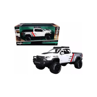 Maisto 1:24 2017 Chevrolet Colorado Zr2 Pickup Blanco 4x4