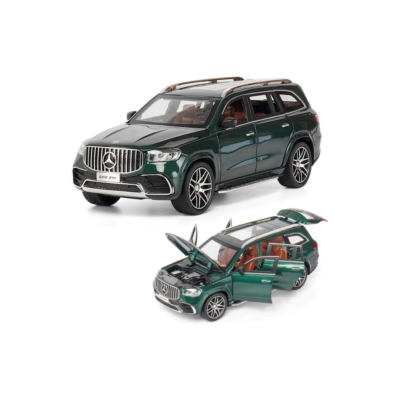 Benz Suv De Lujo Amg Gls63 4matic Miniatura Metal Coche Color Green