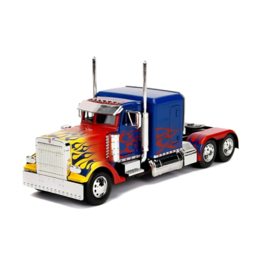 Optimus Prime, Escala 1/24, Jada, 28cms De Largo,transformes Azul