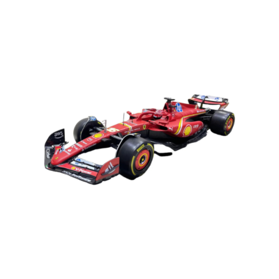 Bburago Ferrari SF-24 2024 F1 Charles Leclerc Escala 1:18 Rojo Acrílico